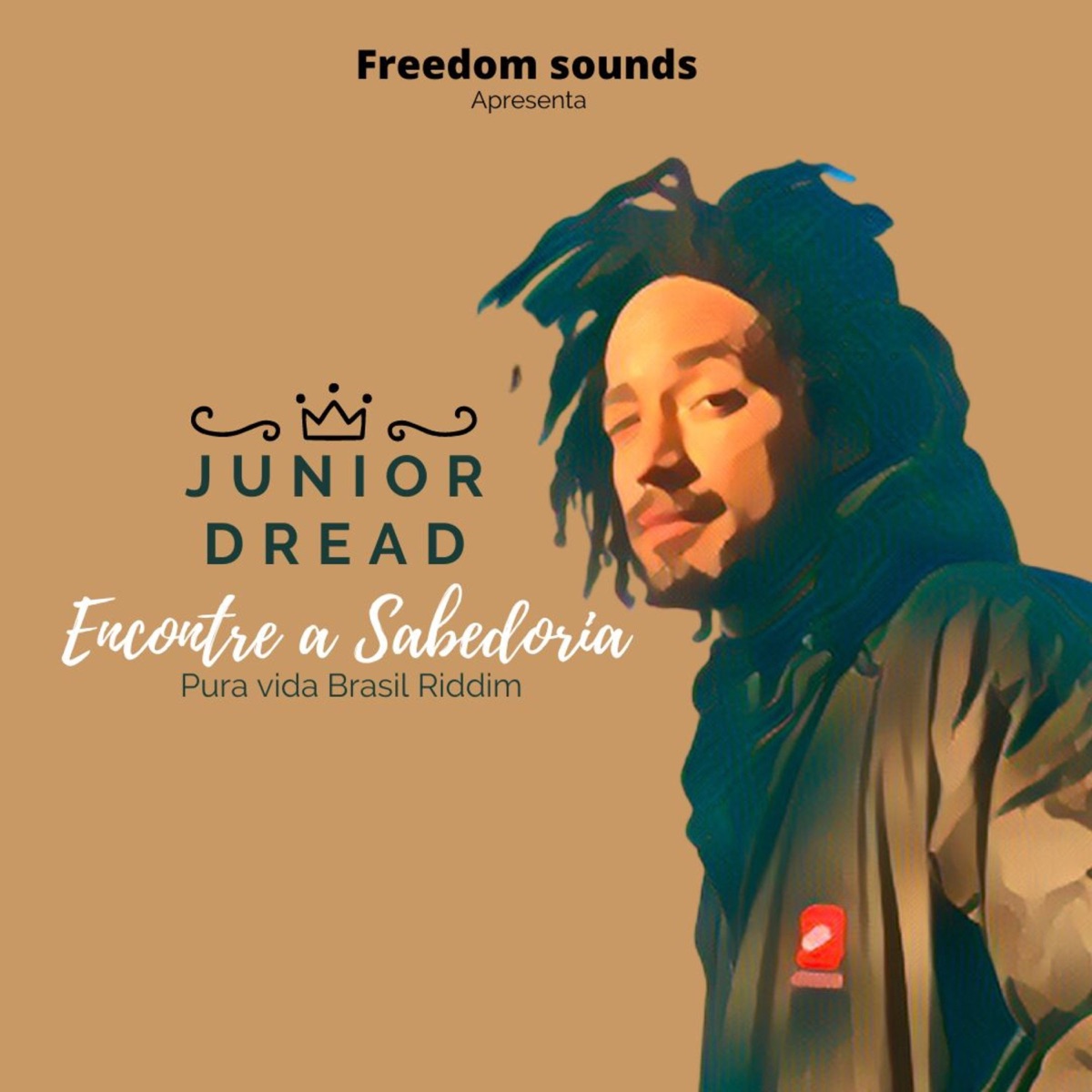 Encontre a Sabedoria Pura Vida Brasil Riddim - Single by Junior Dread & Freedom Sounds album cover