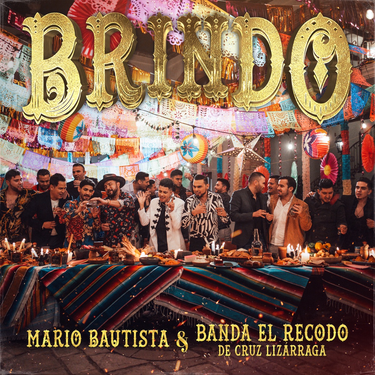 Brindo - Single by Mario Bautista & Banda El Recodo de Cruz Lizárraga album cover