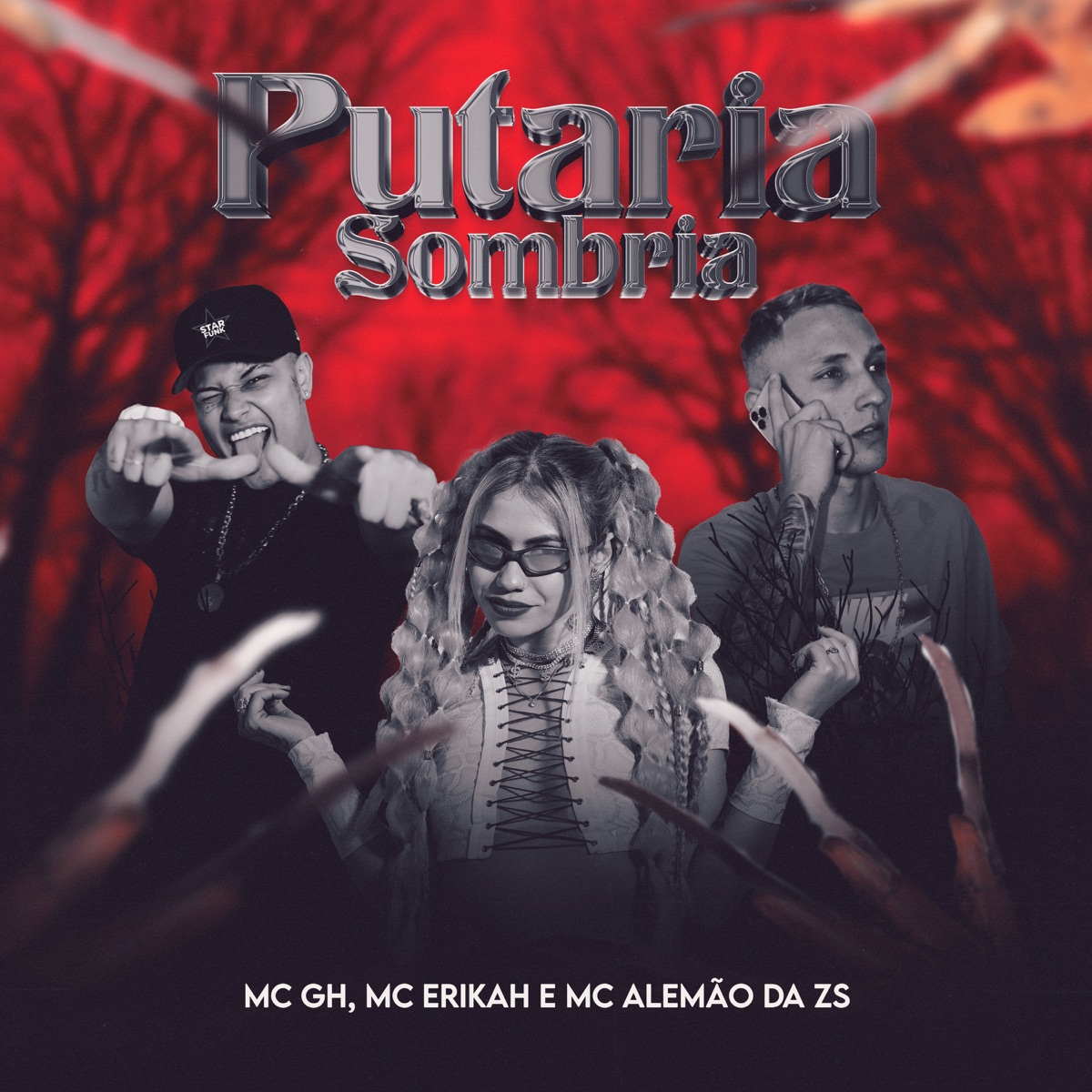 Putaria Sombria Freddy Krueger - Single by Mc Gh, MC Erikah & Alemão da ZS album cover