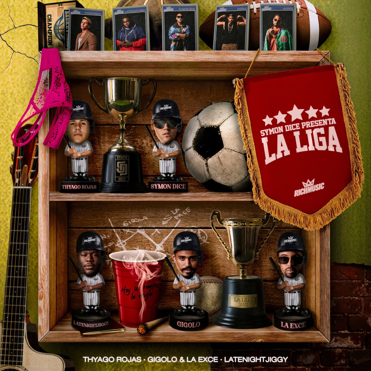 La Liga (feat. Thyago Rojas) - EP by Symon Dice, LATENIGHTJIGGY & Gigolo Y La Exce album cover