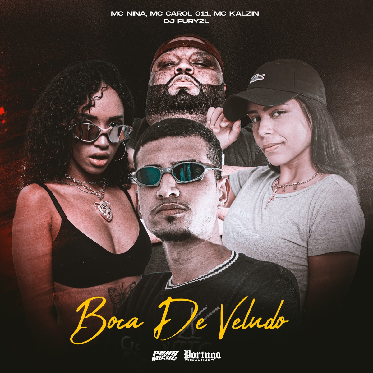 Boca de Veludo - Single by MC NINA, MC CAROL 011 & MC Kalzin album cover