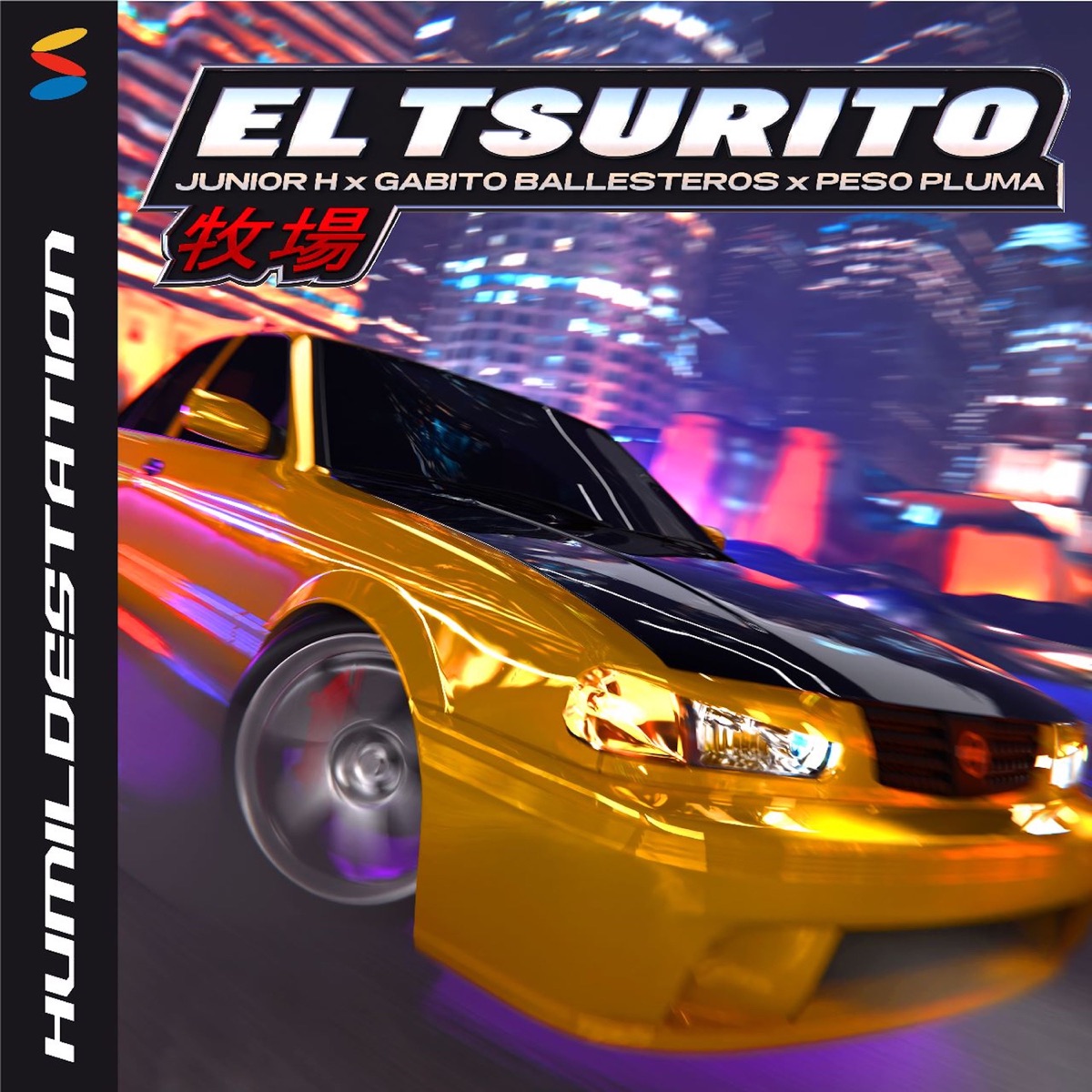 El Tsurito - Single by Junior H, Peso Pluma & Gabito Ballesteros album cover