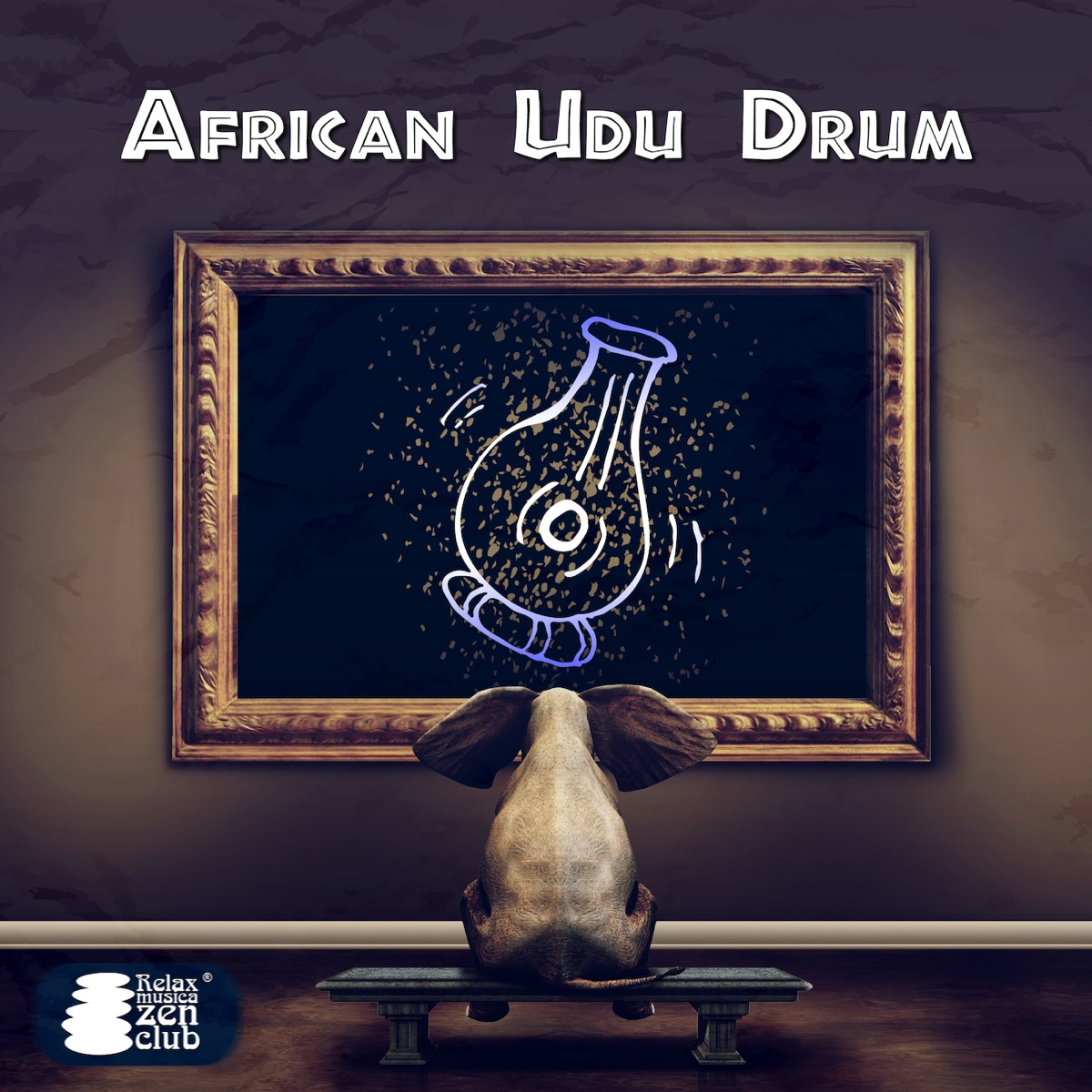 African Udu Drum (Spiritual Meditation, Tribal Drums and Flute, Mysterious Rituals) by Relax musica zen club album cover