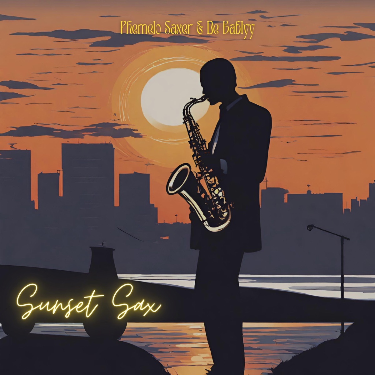 Sunset Sax - Single by Phemelo Saxer album cover