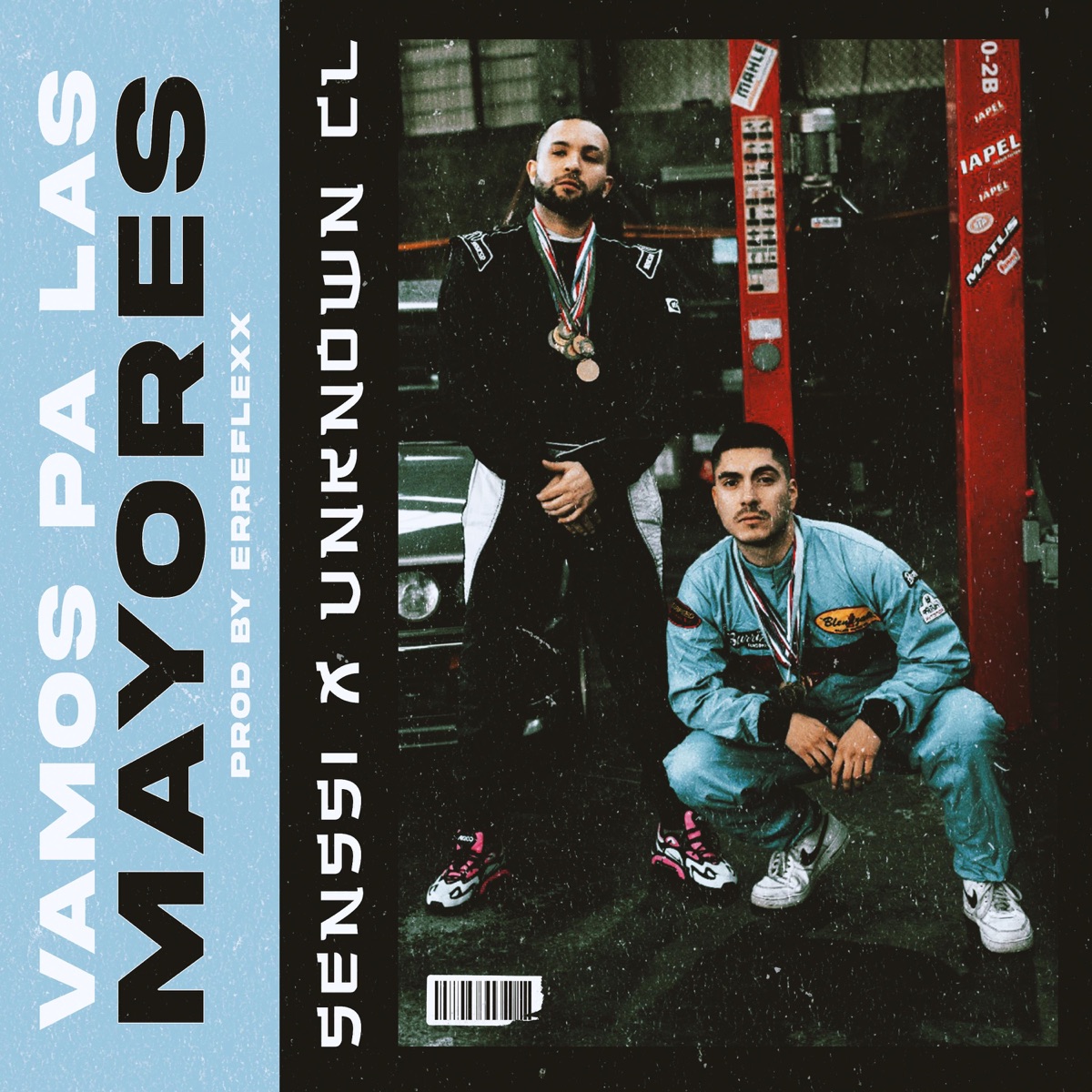VAMOS PA' LAS MAYORES - Single by Senssi & Unknown CL album cover