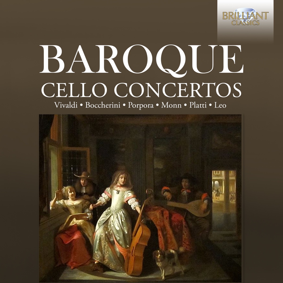 Baroque Cello Concertos by L'Arte Dell'Arco, Federico Guglielmo, Francesco Galligioni, Julius Berger, Südwestdeutsches Kammerorchester Pforzheim, Vladislav Czarnecki, Musica Perduta, Renato Criscuolo, Soloists of Cappella Neapolitana, Adriano Fazio, Ensemble Cordia, Stefano Veggetti, Enrico Bronzi & Accademia I Filarmonici Di Verona album cover