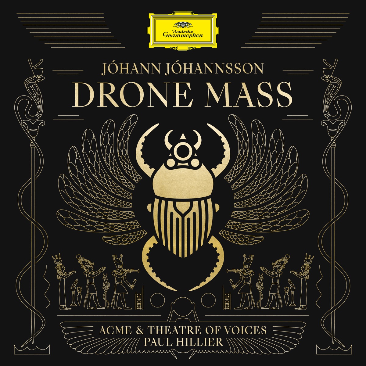 Jóhannsson: Drone Mass by Jóhann Jóhannsson, Theatre of Voices, Paul Hillier & American Contemporary Music Ensemble album cover