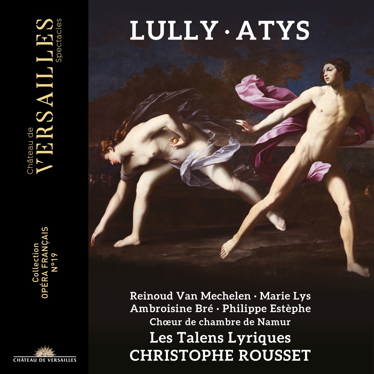 Lully: Atys by Reinoud Van Mechelen, Marie Lys, Les Talens Lyriques & Christophe Rousset album cover