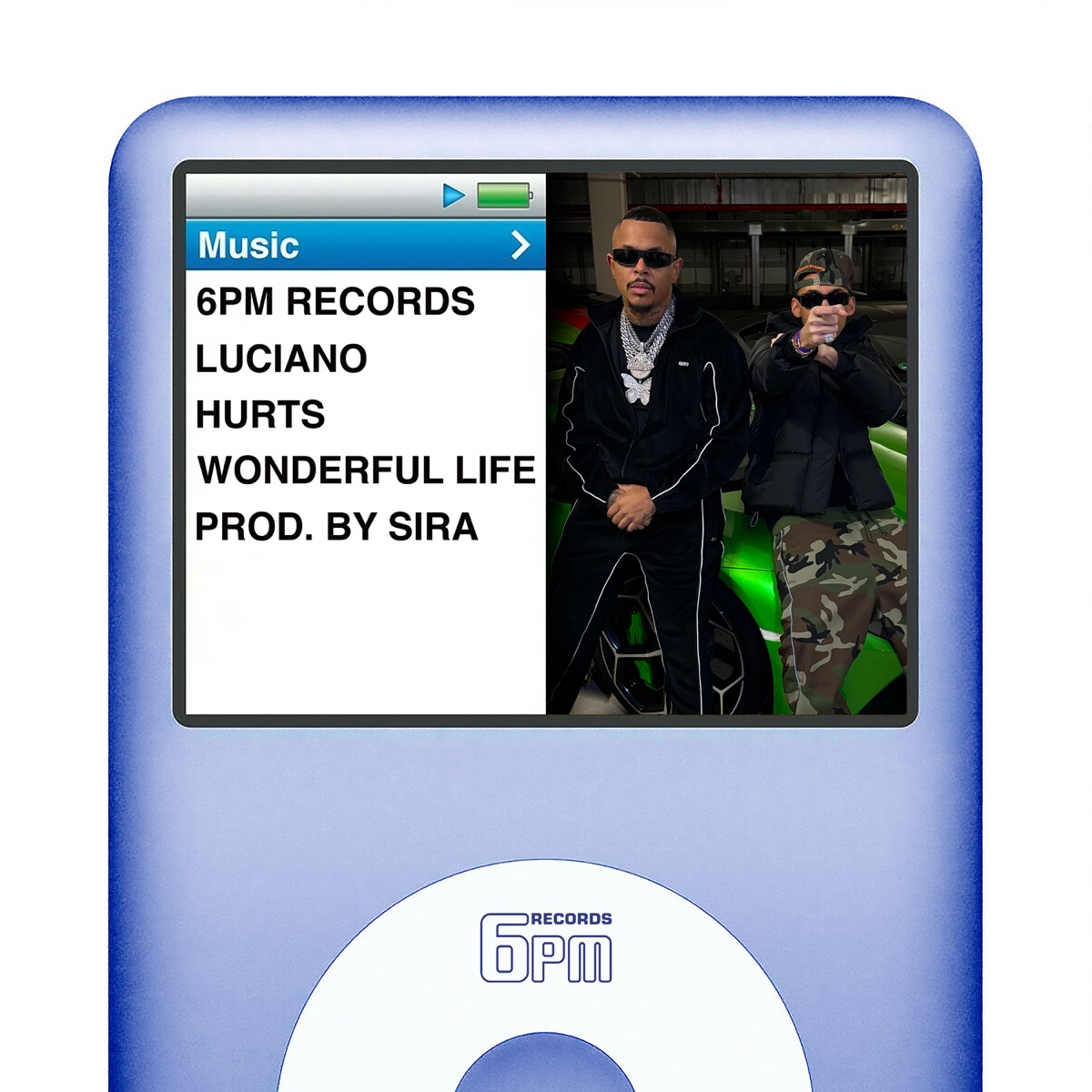 WONDERFUL LIFE - Single by Luciano, Hurts, 6PM RECORDS & SIRA album cover