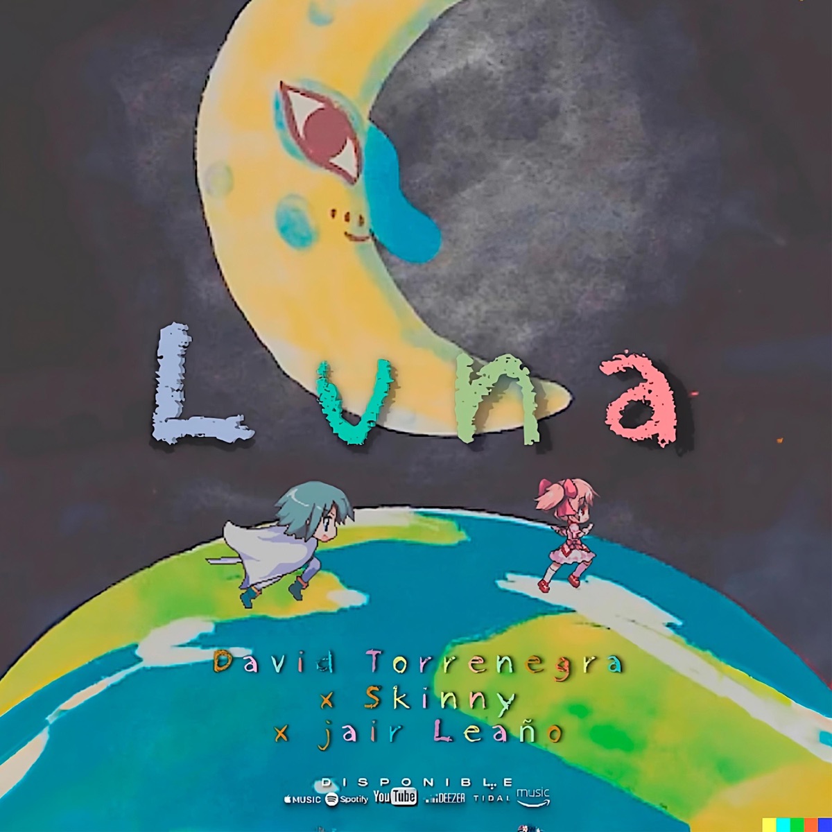 Luna (feat. Jair Latin & Skinny Vince) - Single by David Torrenegra album cover