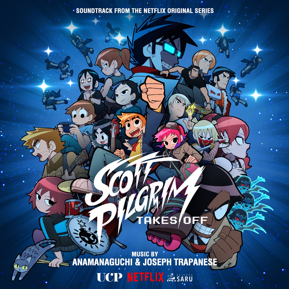 Scott Pilgrim Takes Off (Soundtrack from the Netflix Original Series) by Anamanaguchi & Joseph Trapanese album cover