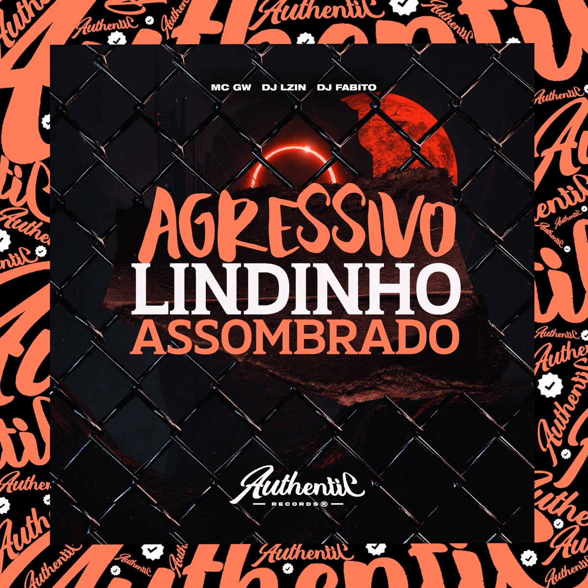 Agressivo Lindinho Assombrado (feat. MC GW & DJ LZIN) - Single by DJ Fabito album cover