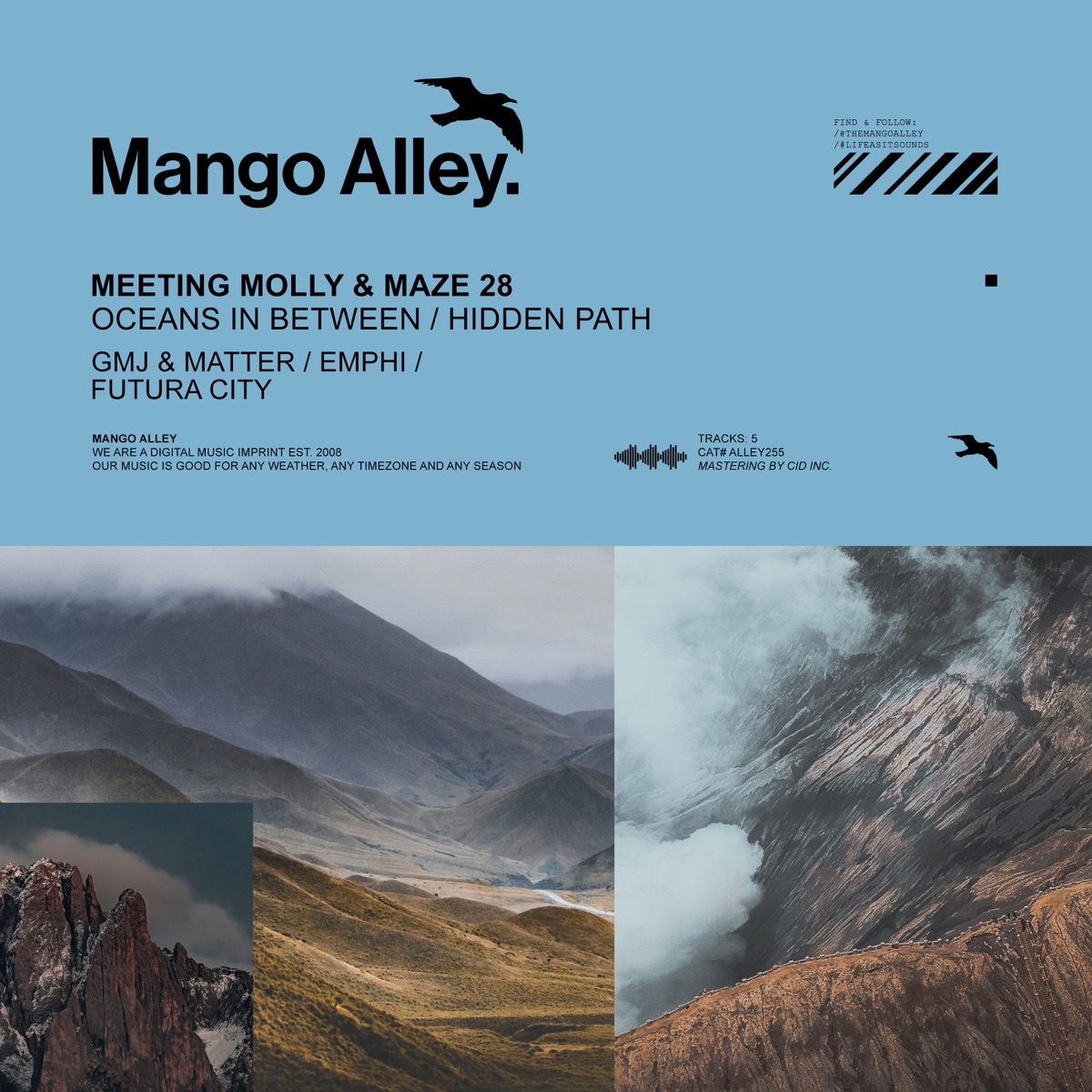 Oceans in Between / Hidden Path by Meeting Molly, Maze 28 & Futura City album cover