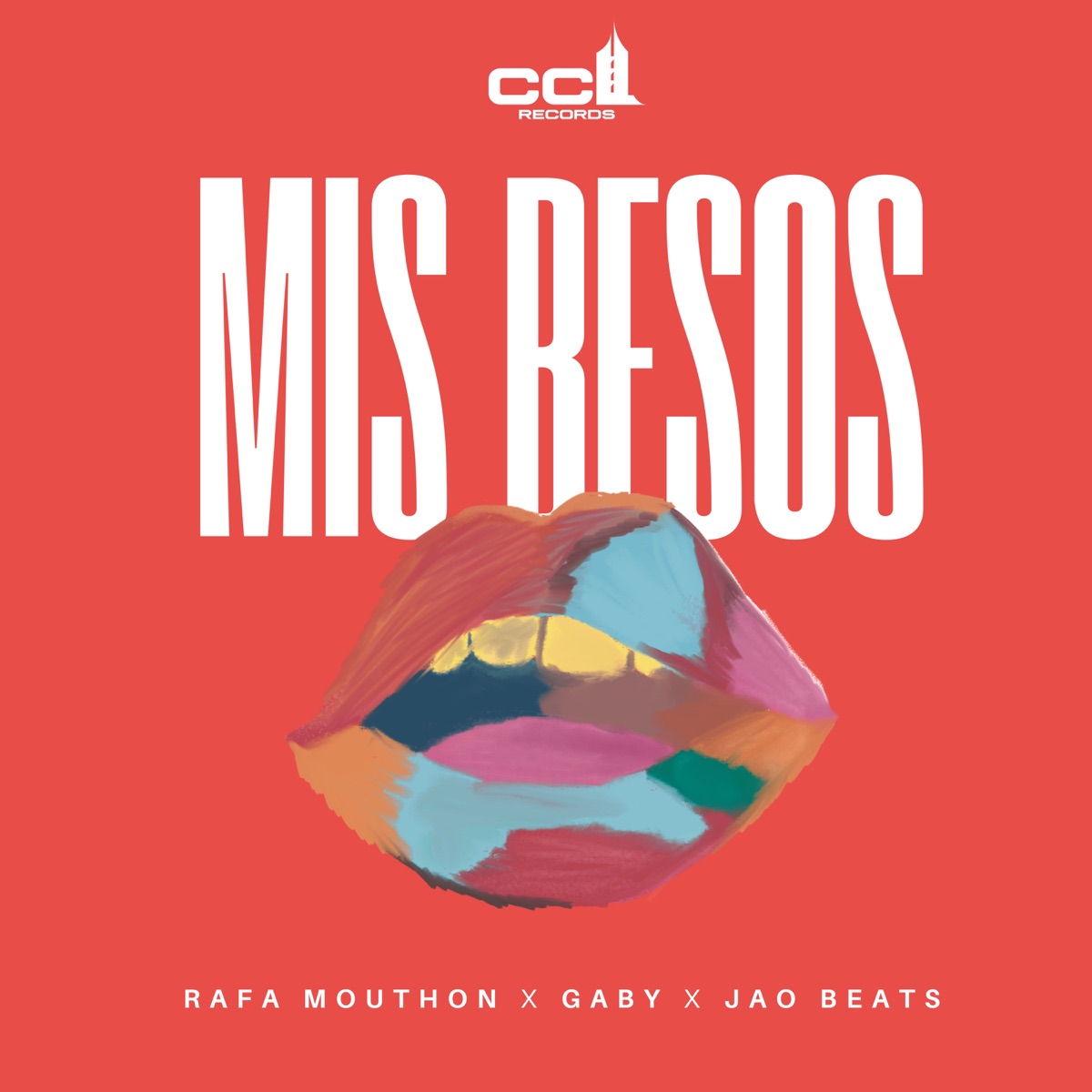 Mis Besos - Single by Rafa Mouthon, Gabby & Jão Beats album cover