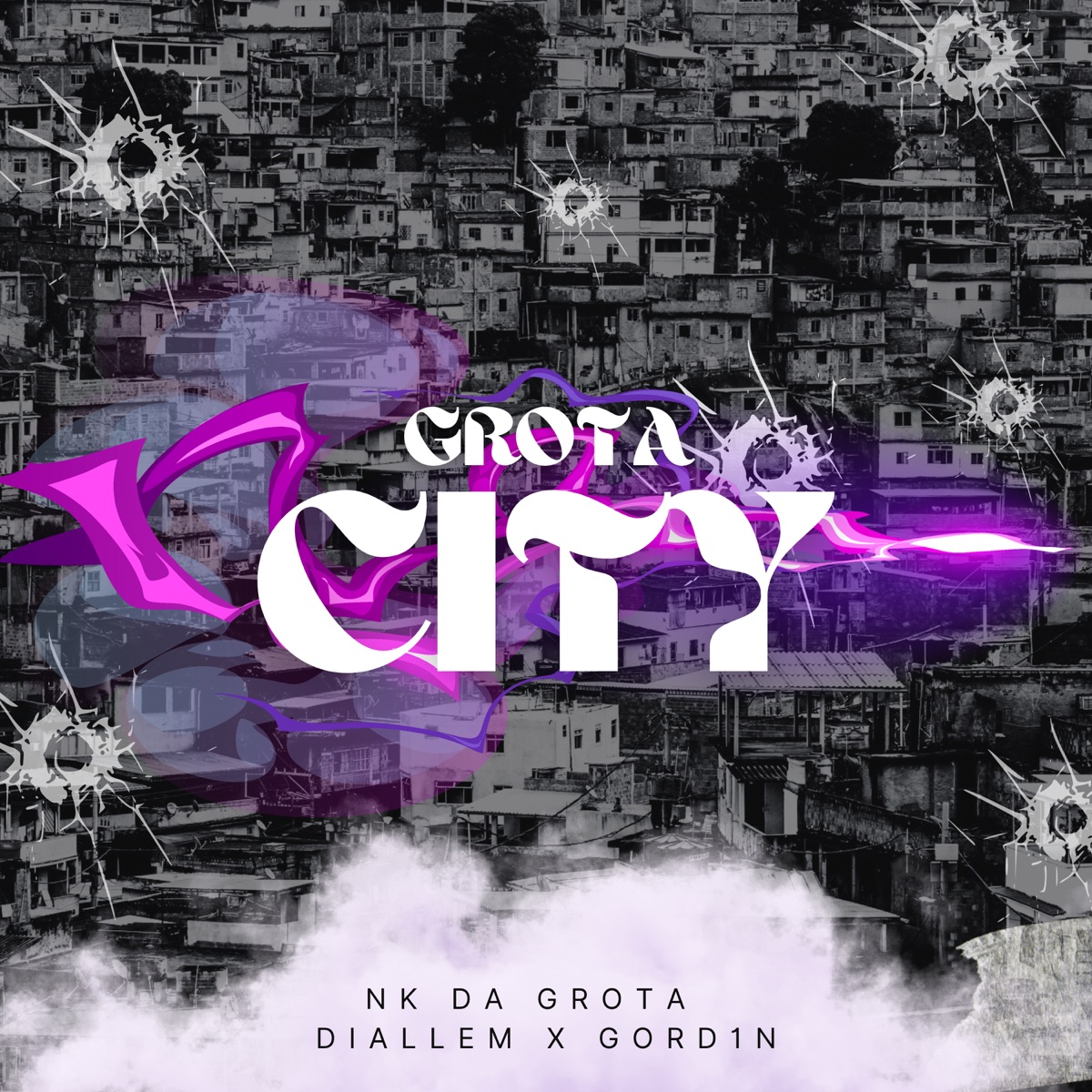 Grota City (feat. Martinnz, Gord1nn, Diallem & Dotô Jota) - Single by NK da Grota album cover
