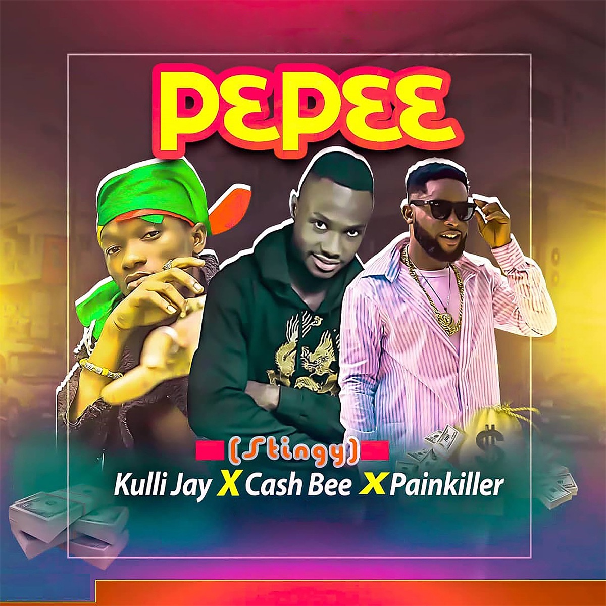 P3P33 (Stingy) - Single by Cash Bee, Kulli Jay & Painkiller album cover