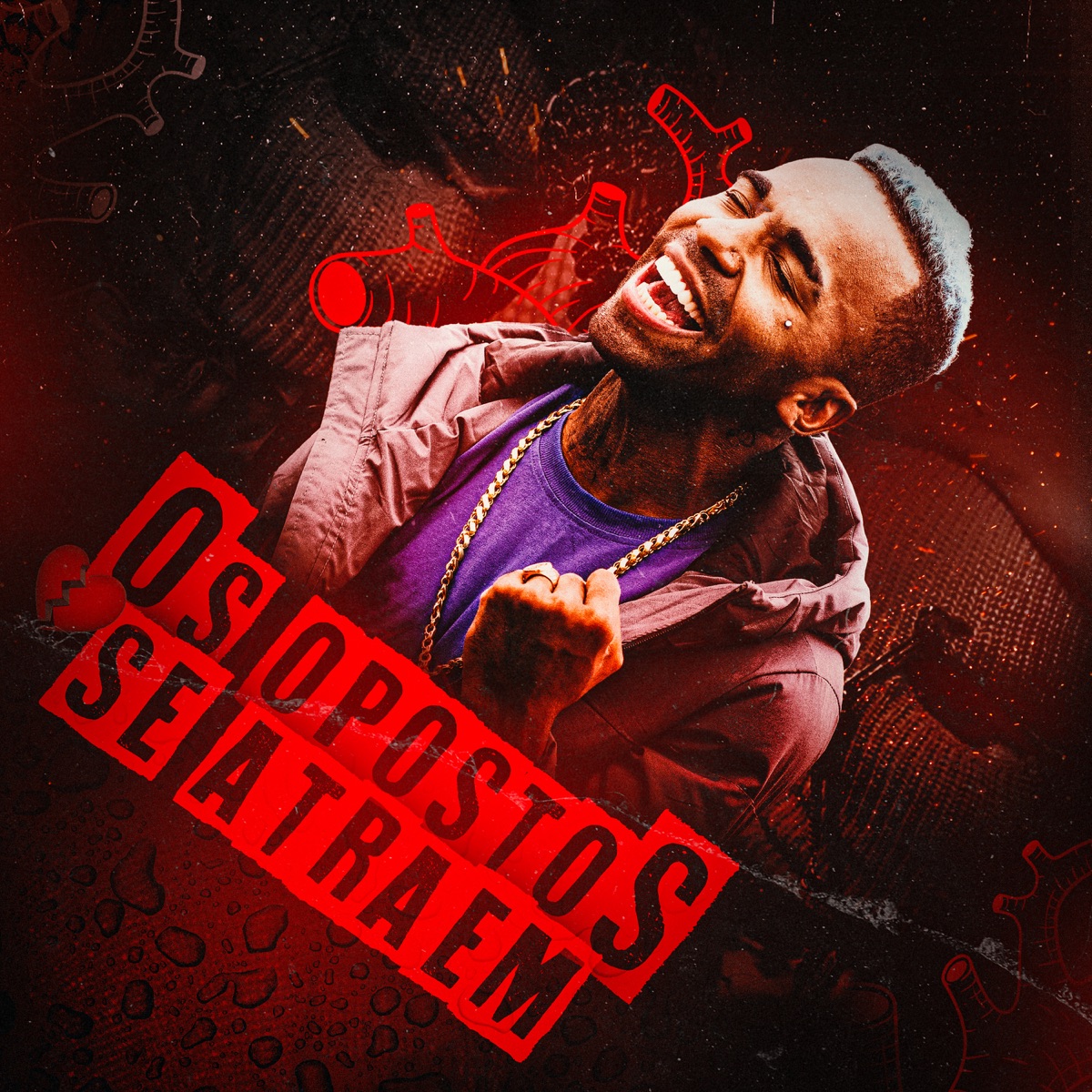 Os Opostos se Atraem - Single by MC Liro & Gubeatz album cover
