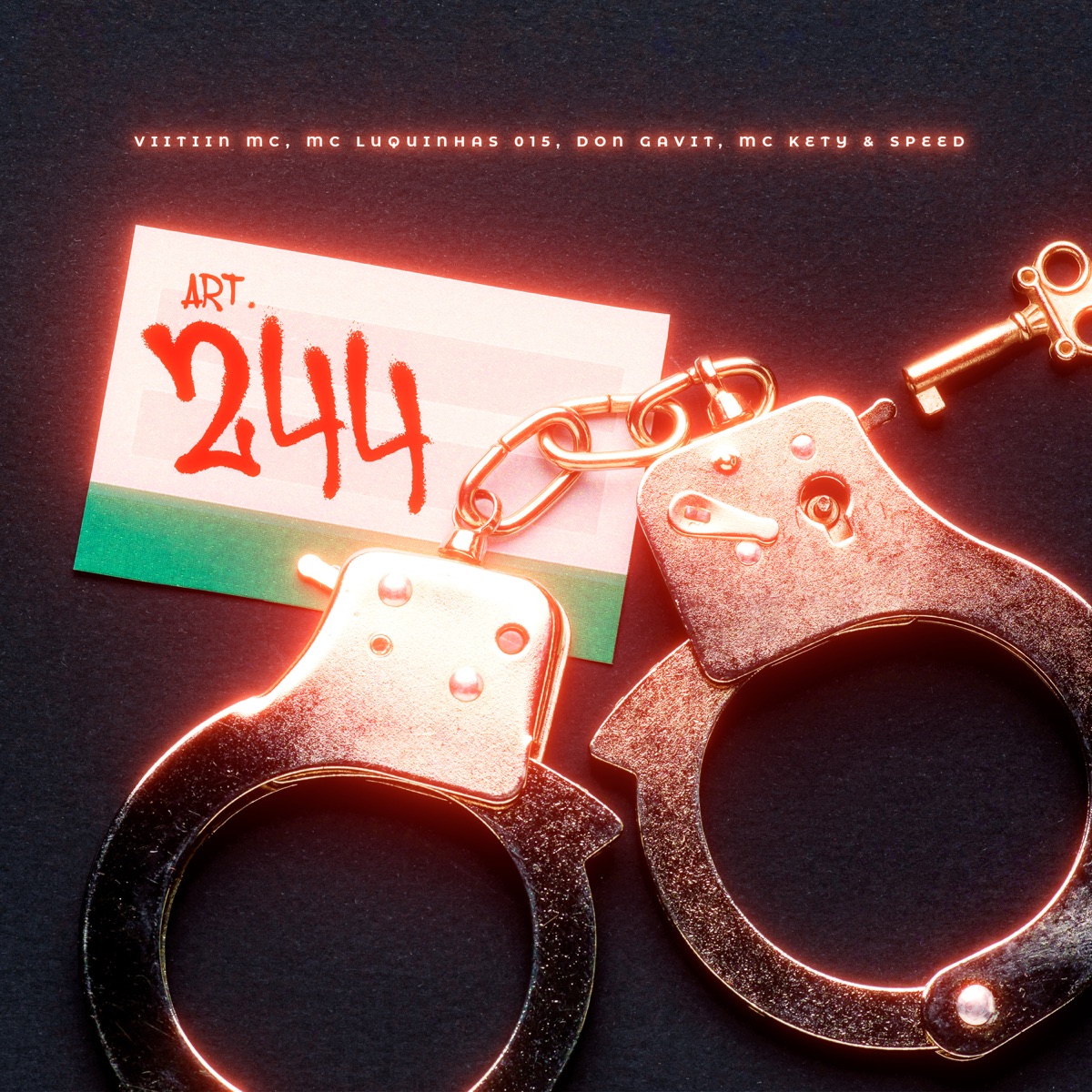 Art. 244 (feat. DJ Speed & DonGavitt) - Single by VIITIIN MC, MC Kety & MC Lukinhas 015 album cover