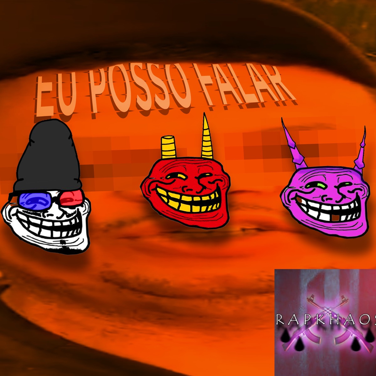 Eu posso falar nword (feat. Luckhaos, Lasca Pedra & Isolas) - Single by RAPKHAOS MOB album cover