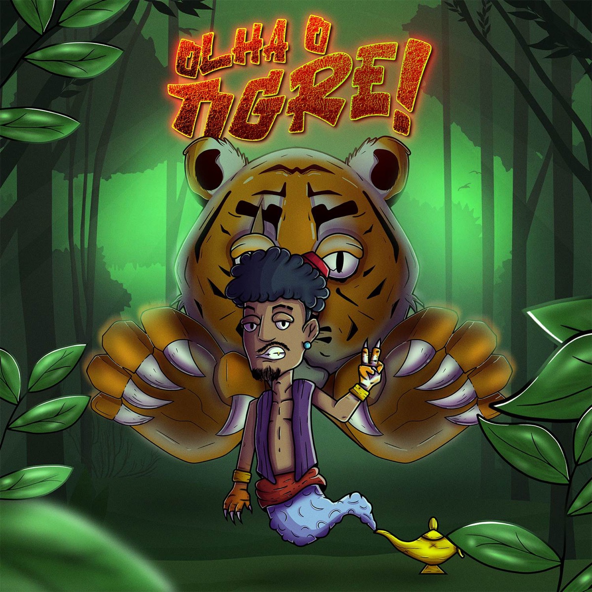 Olha o Tigre! - Single by Fxrreira 065 & Kadoz Label album cover
