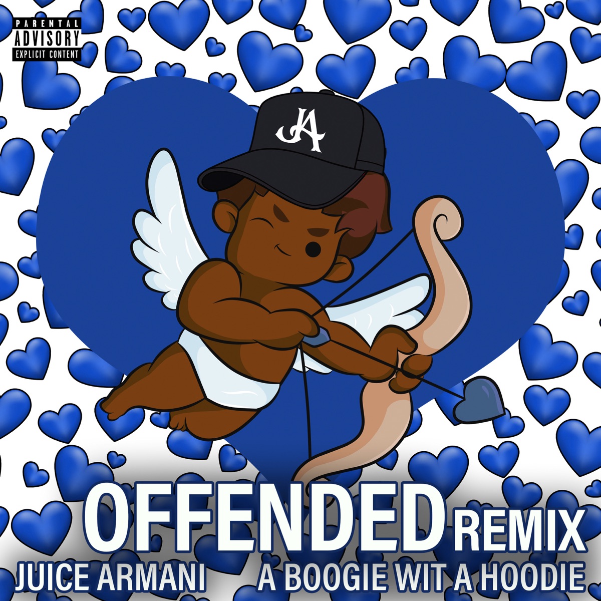 Offended (feat. A Boogie wit da Hoodie) [Remix] - Single by Juice Armani album cover artwork