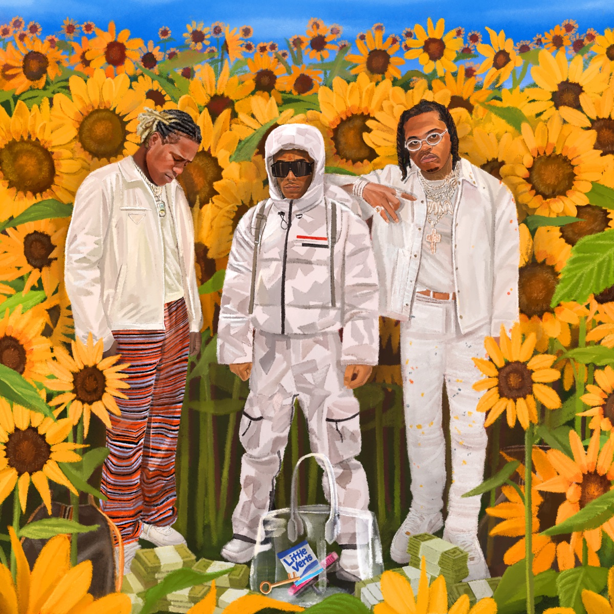 His & Hers (feat. Don Toliver & Lil Uzi Vert) - Single by Internet Money & Gunna album cover artwork