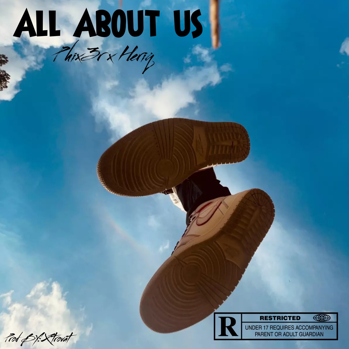 All About Us (feat. Heriq) - Single by Phix3r album cover
