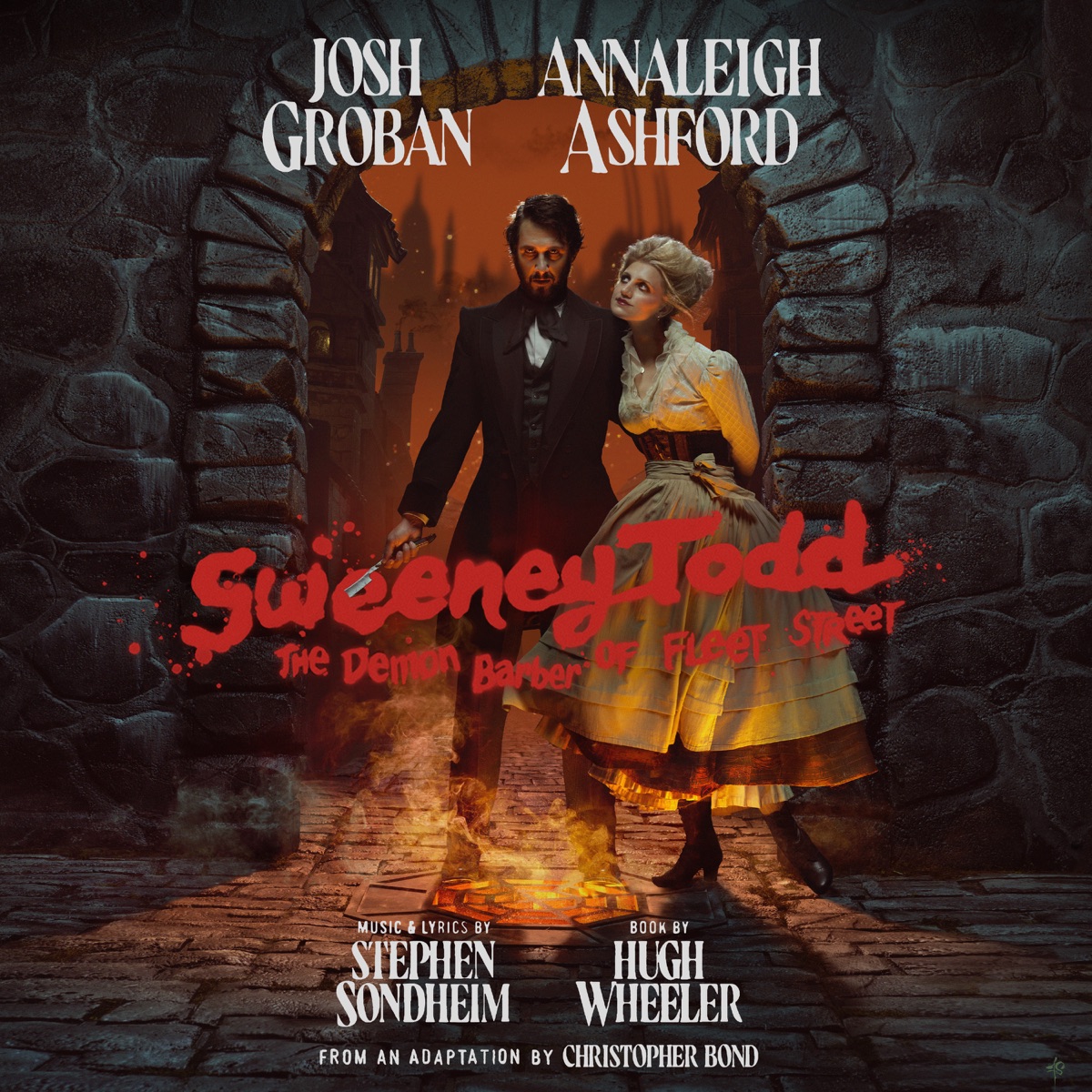 The Ballad of Sweeney Todd (Opening) [2023 Broadway Cast Recording] - Single by Stephen Sondheim, Ruthie Ann Miles, Sweeney Todd 2023 Broadway Company, Josh Groban, Jordan Fisher, María, Bilbao, Nicholas Christopher, Gaten Matarazzo, John Rapson & Jamie Jackson album cover
