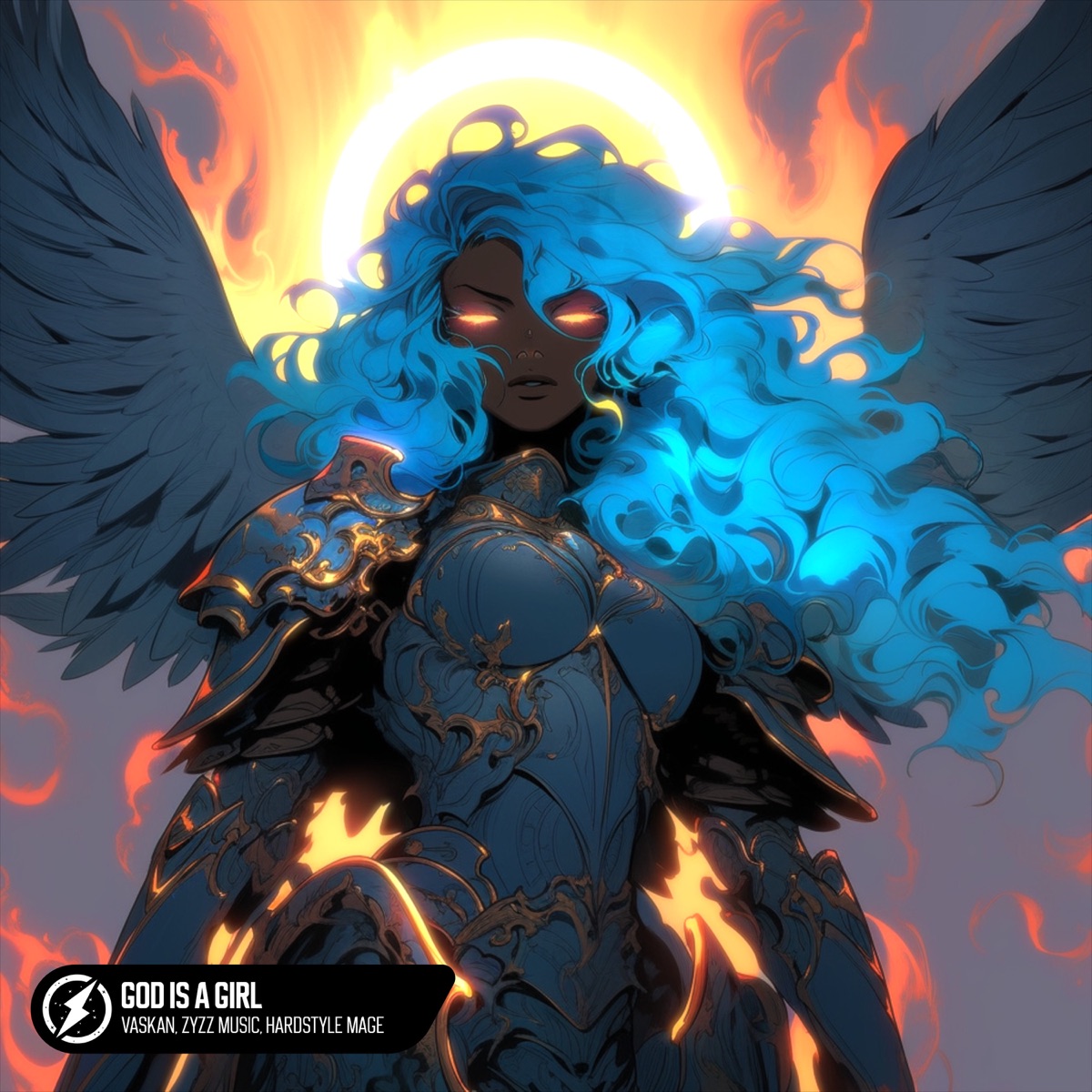 God Is a Girl (Hardstyle) - Single by Vaskan, Zyzz Music & HARDSTYLE MAGE album cover