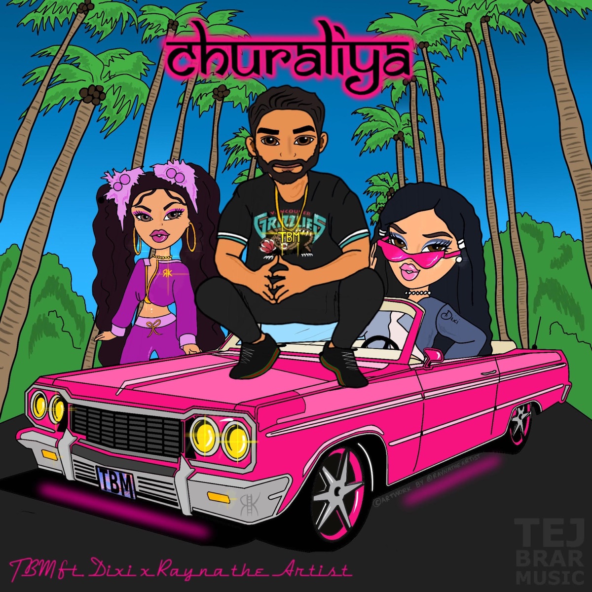 Churaliya (feat. Dixi & Rayna The Artist) - Single by TBM album cover