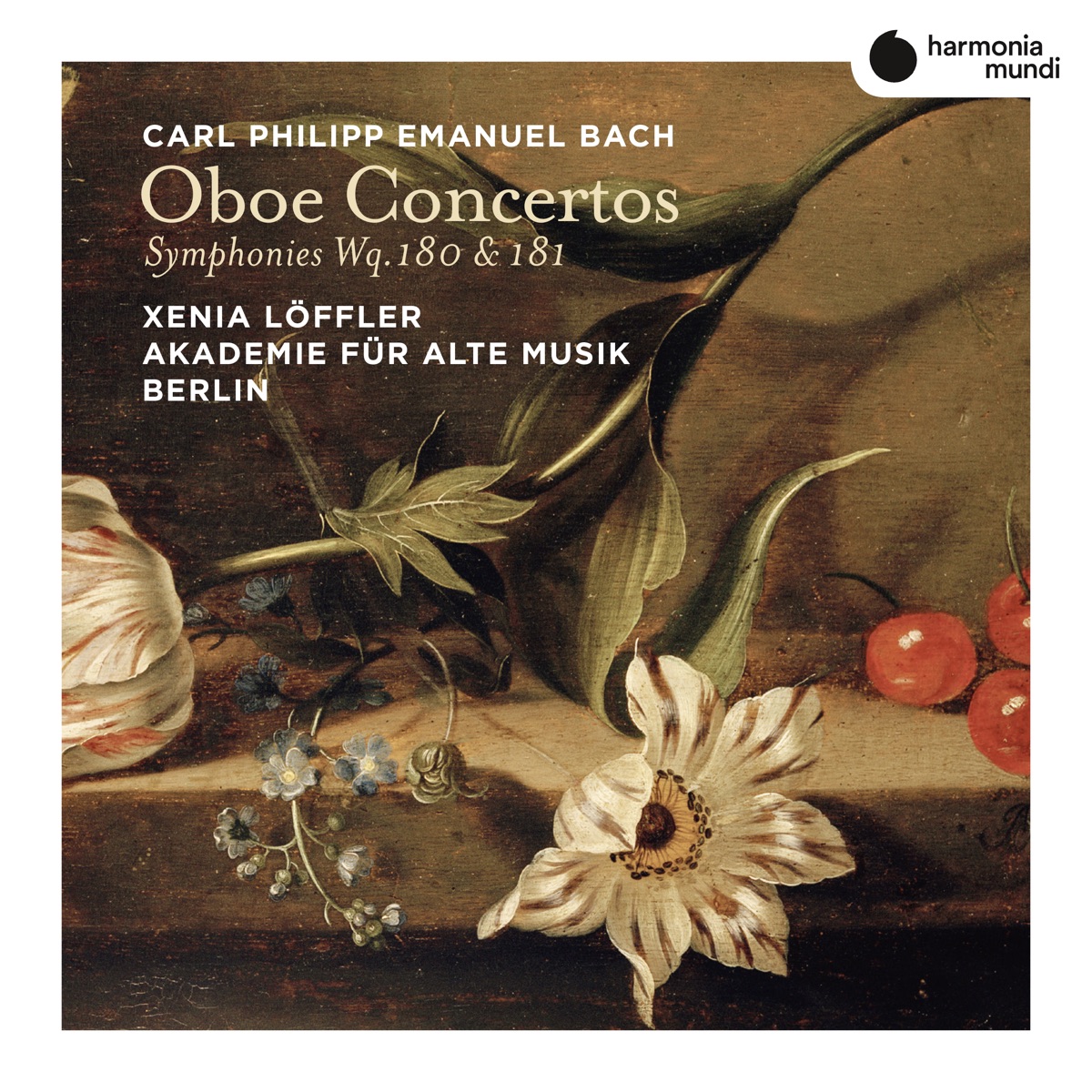 C.P.E. Bach: Oboe Concertos by Akademie für Alte Musik Berlin & Xenia Löffler album cover