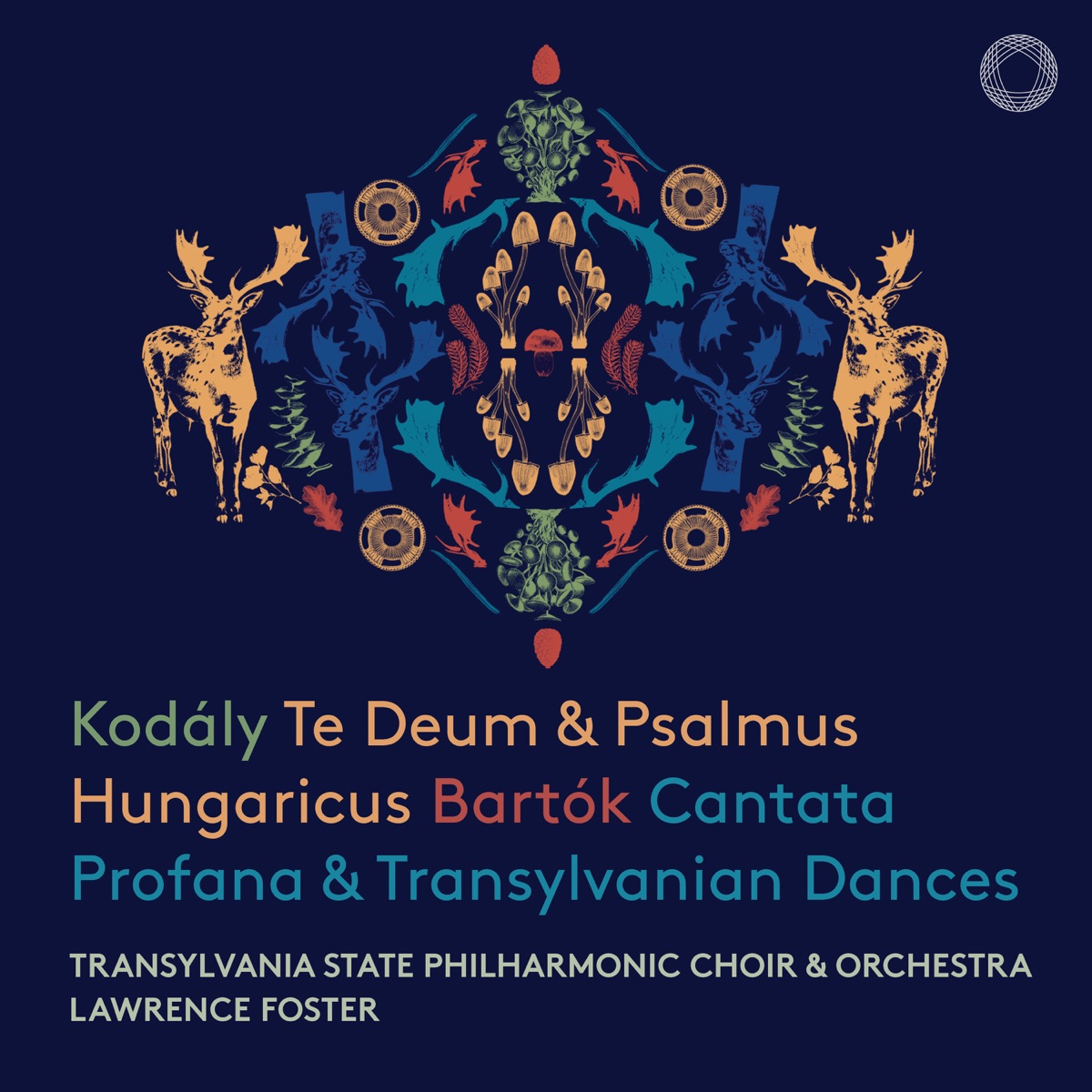 Kodály: Te Deum, Psalmus Hungaricus - Bartók: Cantata Profana, Transylvanian Dances by Lawrence Foster, Transylvania State Philharmonic Orchestra & Transylvania State Philharmonic Choir album cover