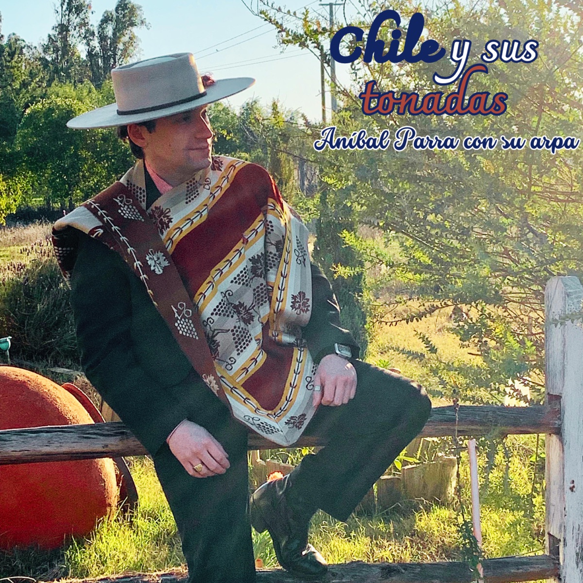 Al pie de mi Guitarra / Huaso Ladino / Fiesta Linda - Single by Anibal Parra con su Arpa album cover