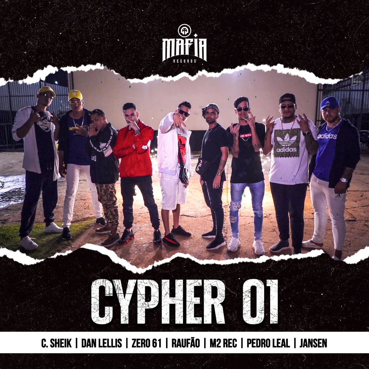 Máfia Records Cypher 01 (feat. M2 Rec, Raufão, Jansen & Pedro Leal) - Single by Dan Lellis, Zero 61 & C. Sheik album cover