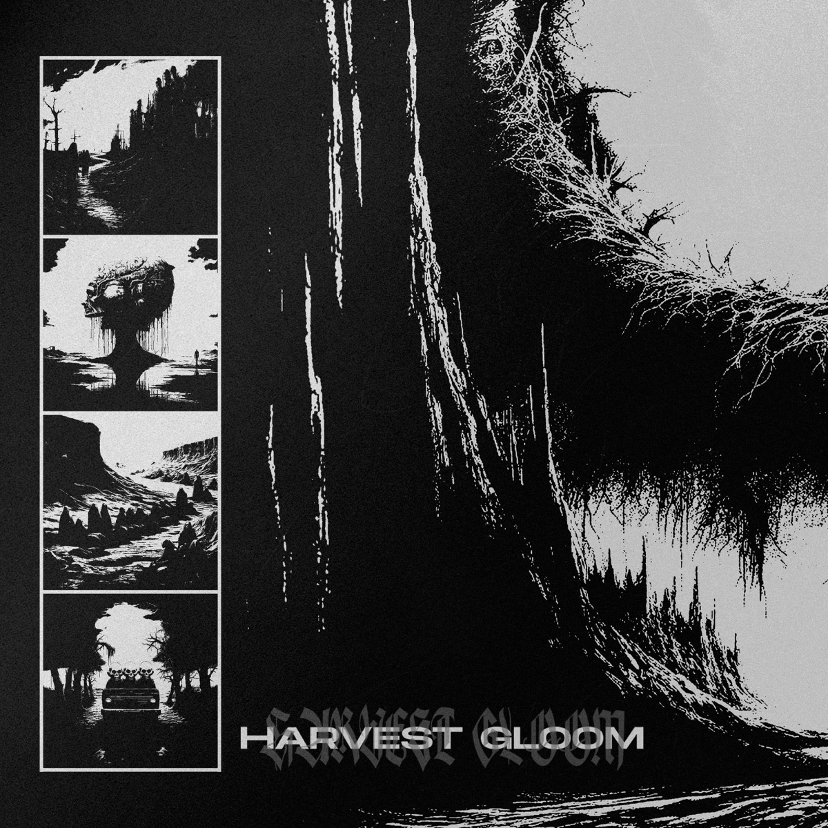 HARVEST GLOOM - Single by 99zed, TWENTYTHREE & Saliva Grey album cover