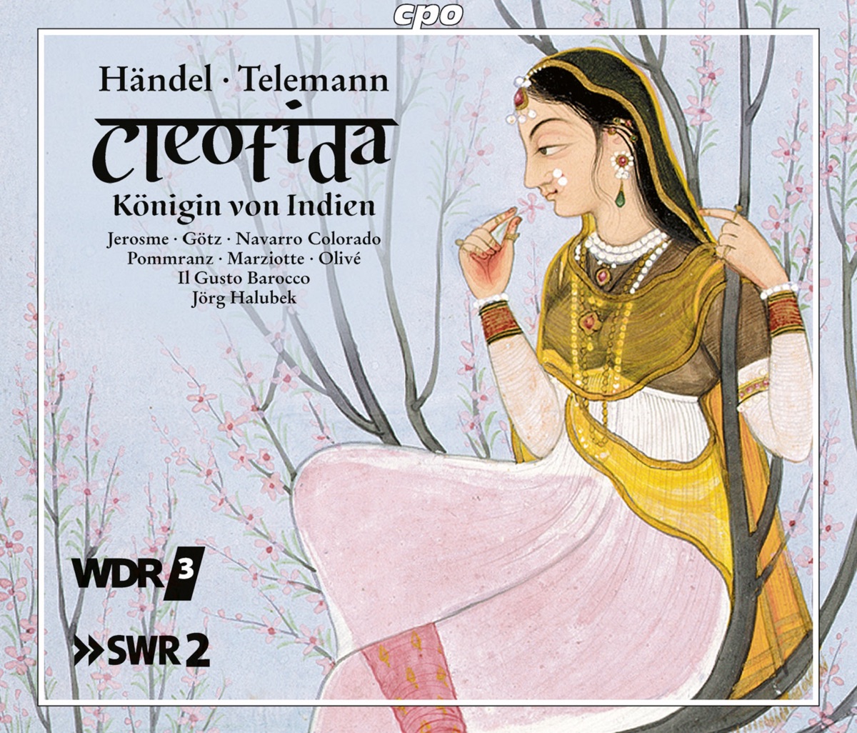 Handel & Telemann: Cleofida by Jörg Halubek, il Gusto Barocco, Suzanne Jerosme & Florian Götz album cover