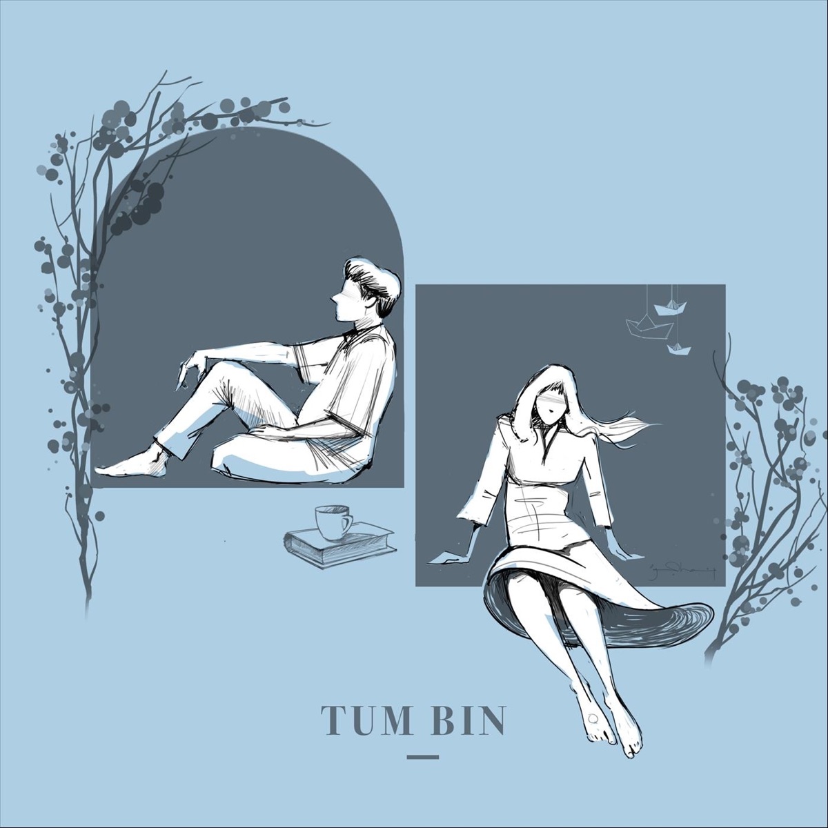 Tum Bin (feat. Shivansh Aggarwal & Rohit Das) - Single by Vikrant Pande album cover