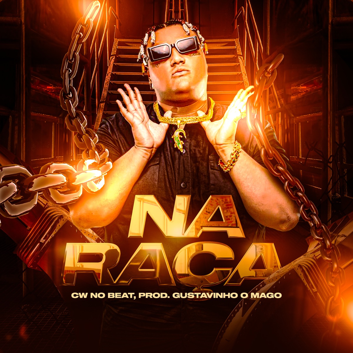 Na Raça - Single by Cw No Beat & GUSTAVINHO O MAGO album cover