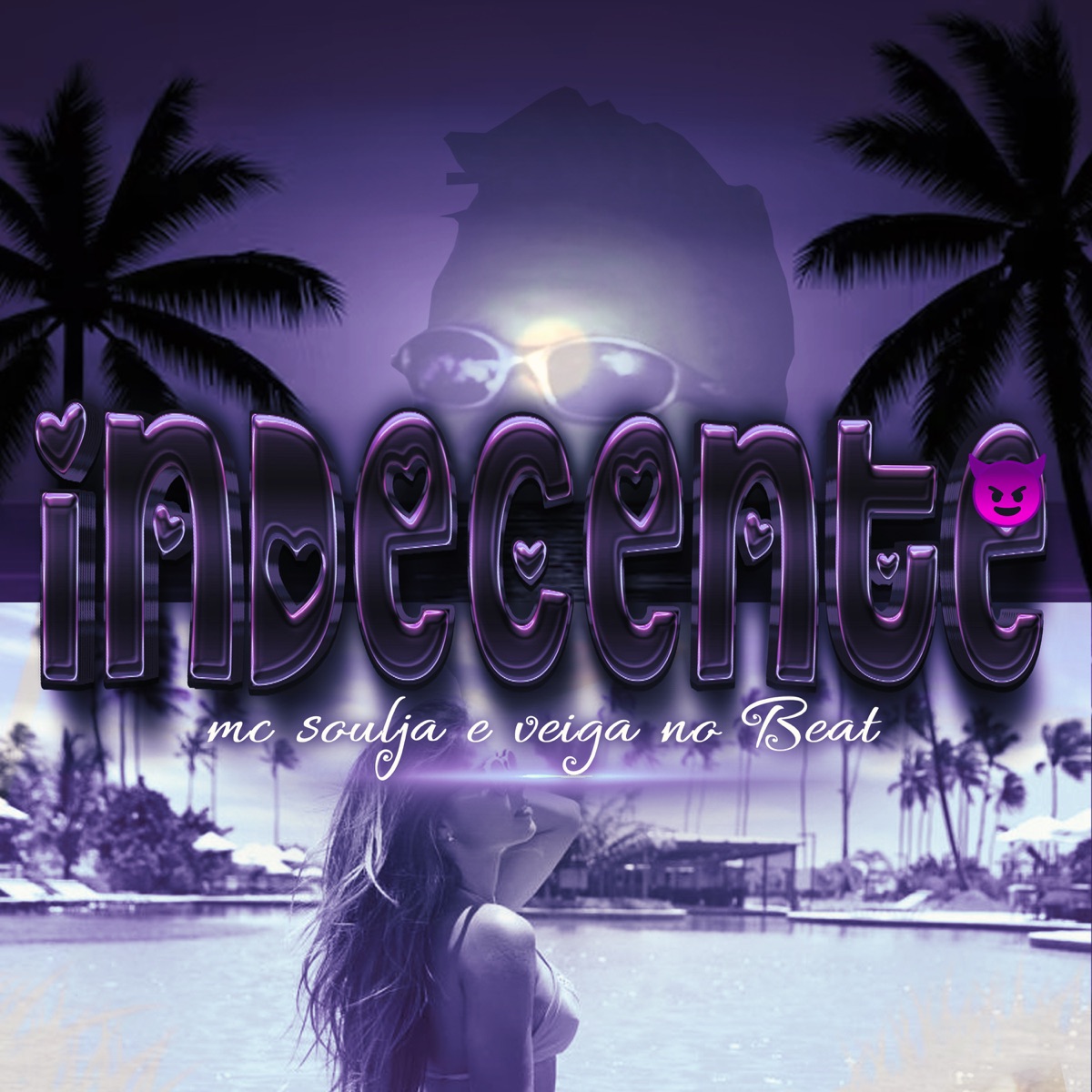 Indecente - Single by MC Soulja & Veiga no beat album cover
