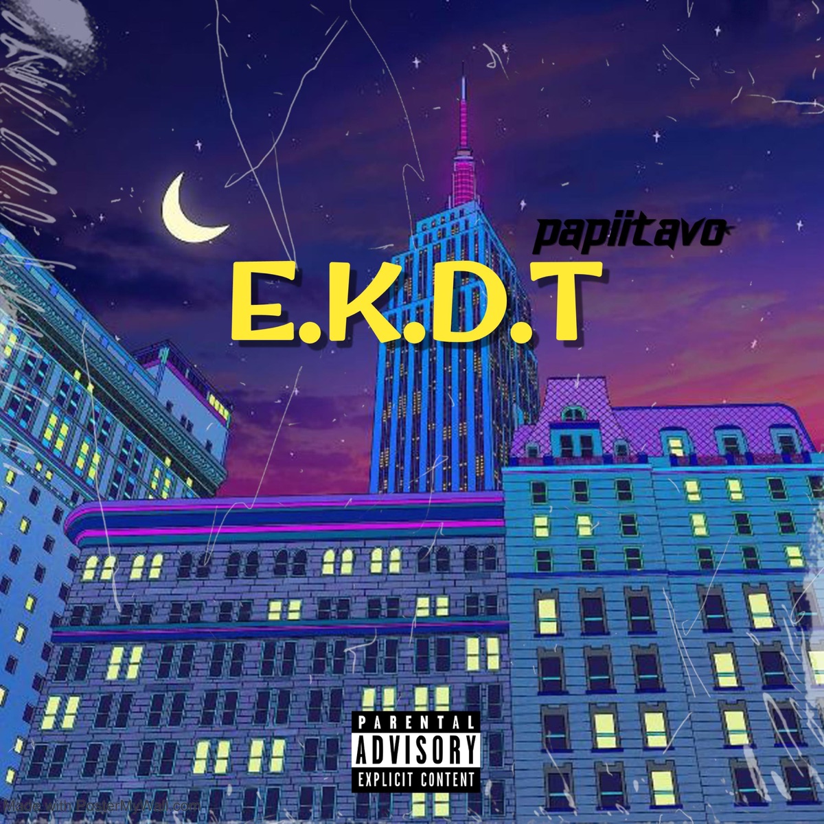 E.K.D.T - Single by papiitavo album cover