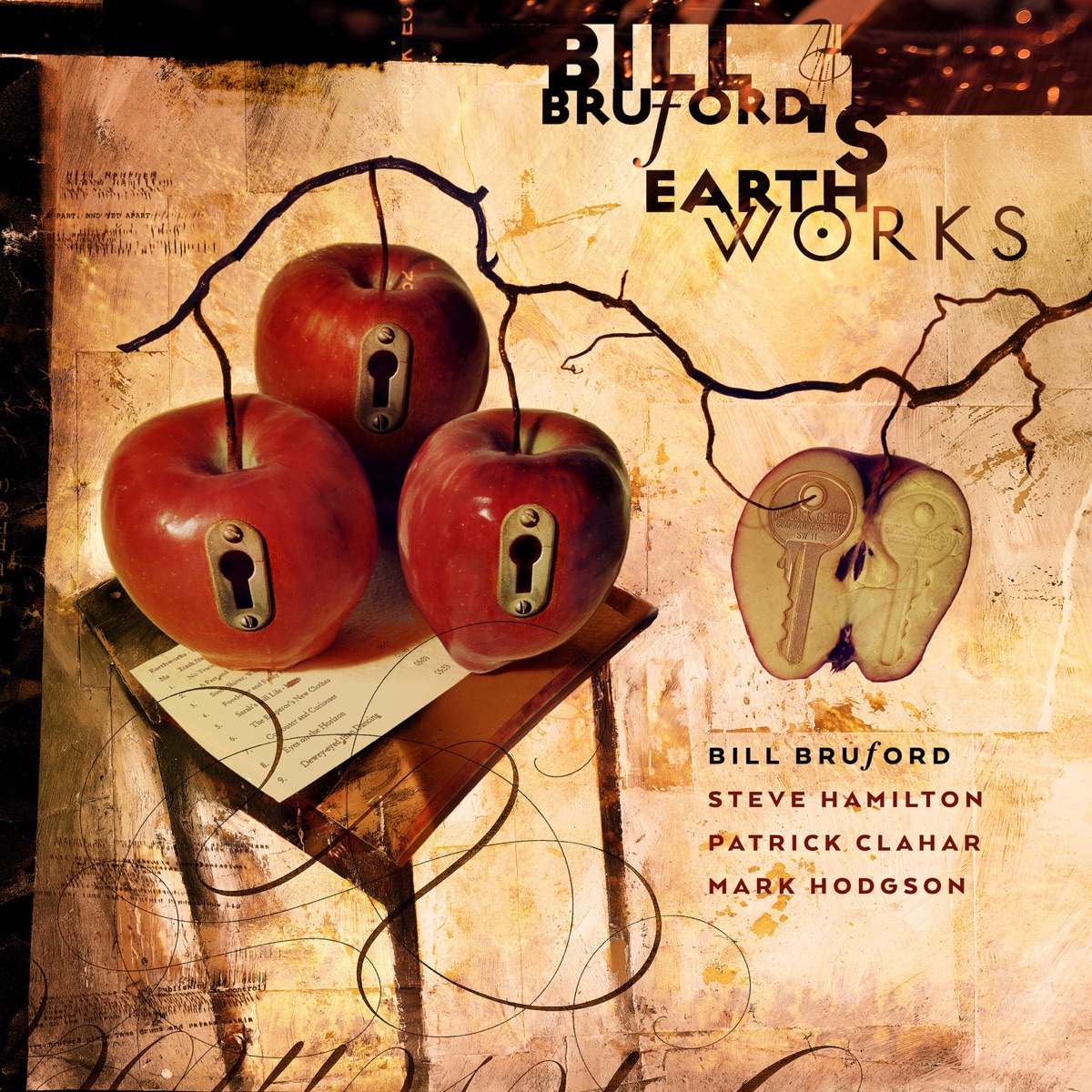 A Part, and yet Apart by Bill Bruford's Earthworks album cover