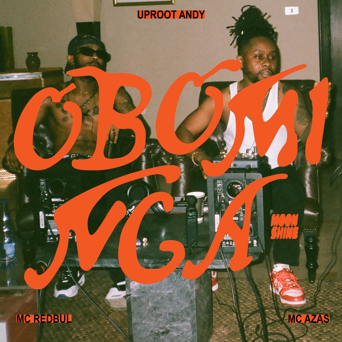 Obomi Nga (feat. MC Azas) - Single by Moonshine, MC REDBUL & Uproot Andy album cover