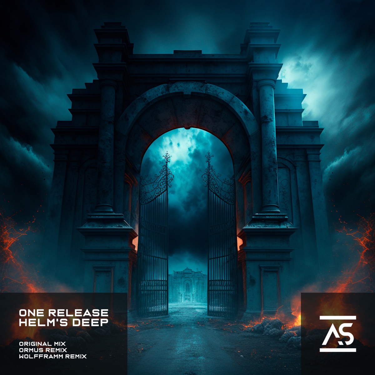 Helm's Deep by One Release, Ormus & Wolfframm album cover