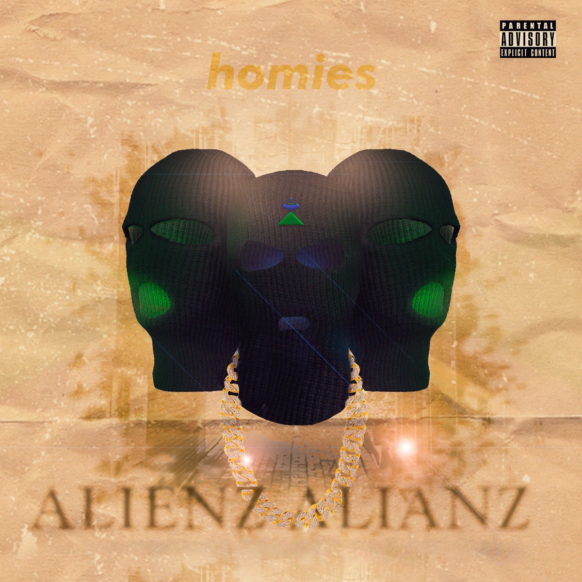 Homies (feat. Rishin & KayG) - Single by Alienz Alianz, Young Nego K & Philguetto album cover
