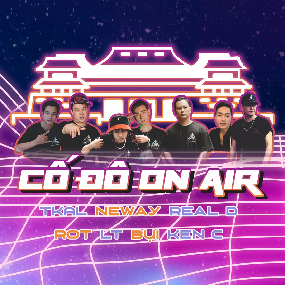 CỐ ĐÔ ON AIR (feat. Tkal, Neway, Real D, Rot Midside, Bụi & Ken C) - Single by LT Midside album cover