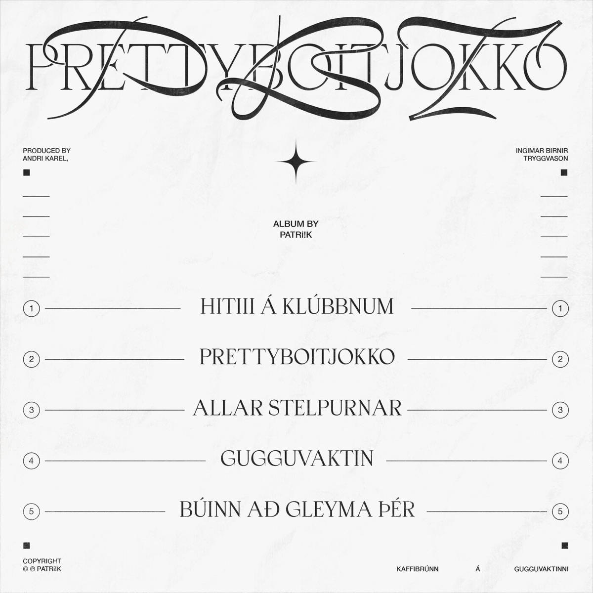 PBT - EP by PATRK album cover