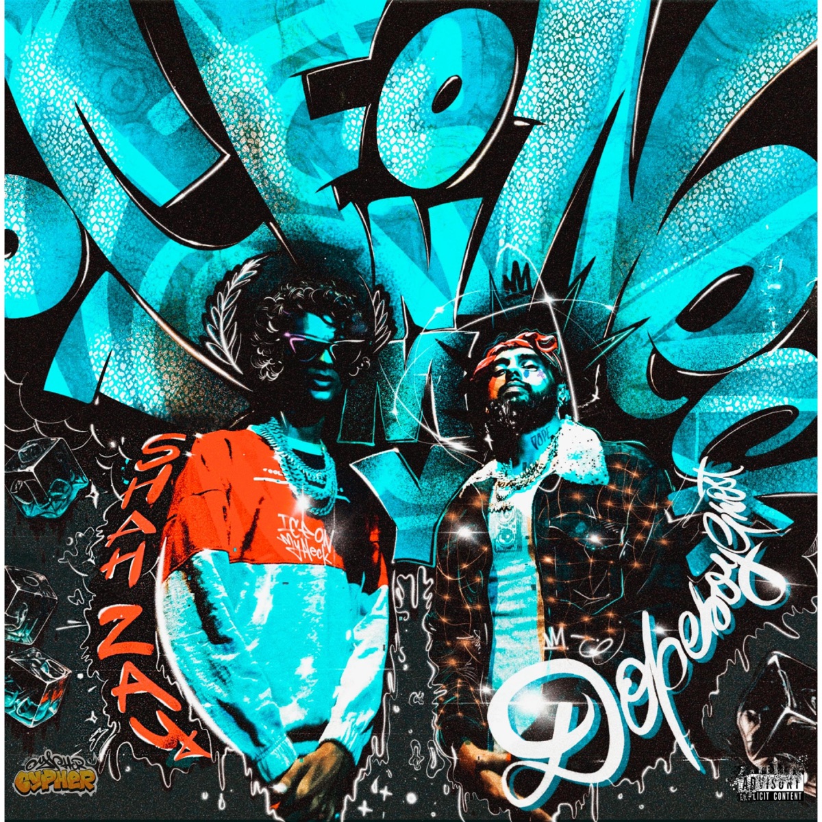 Ice On My Neck - Single by Dopeboyghost & Shah Zay album cover