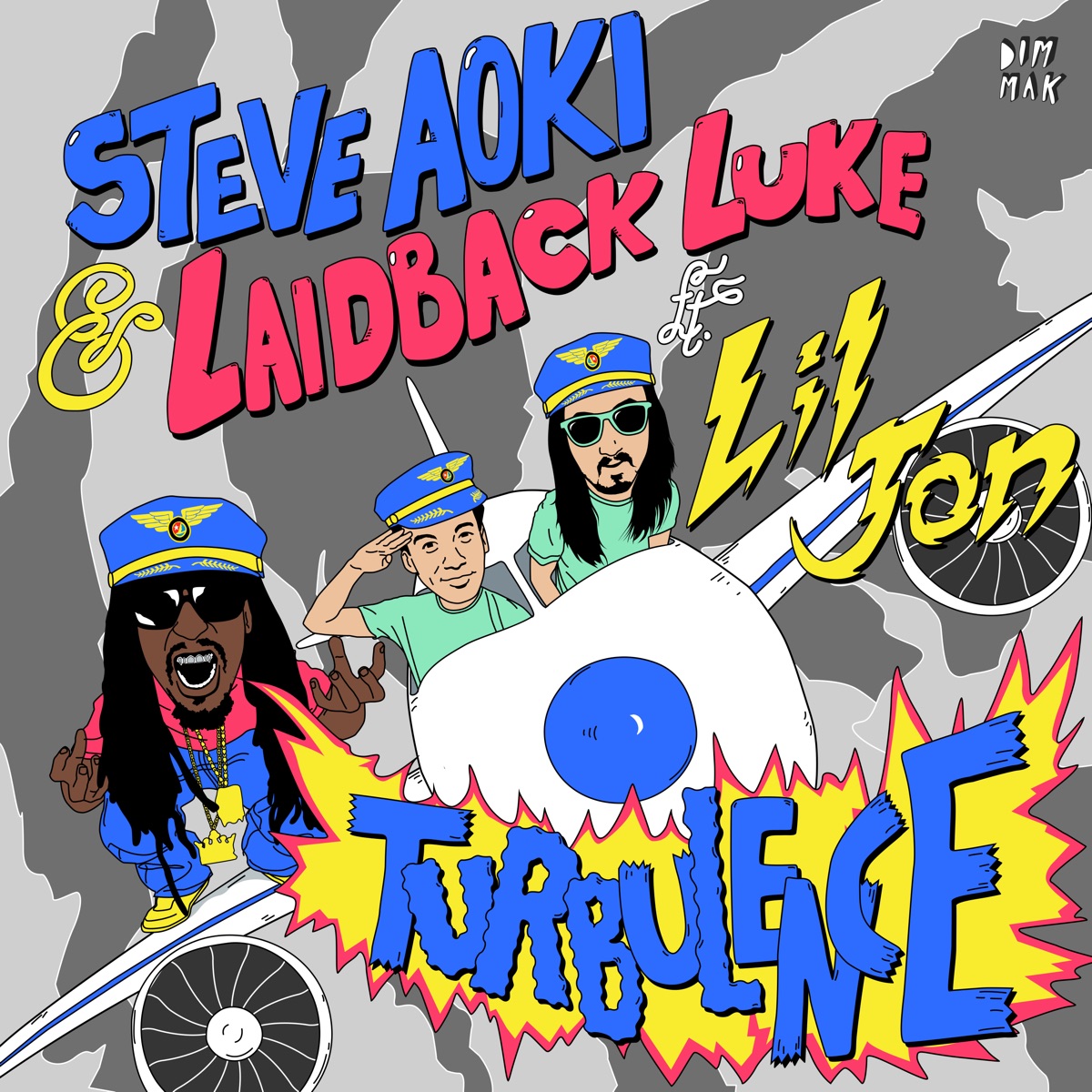 Turbulence (feat. Lil Jon) [Radio Edit] - Single by Steve Aoki & Laidback Luke album cover
