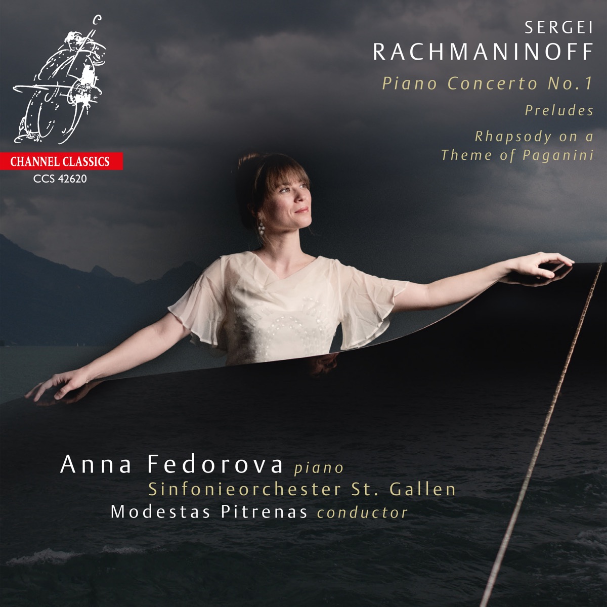 Rachmaninoff: Piano Concerto No. 1, Rhapsody on a Theme of Paganini & Preludes by Anna Fedorova, Modestas Pitrenas & Sinfonieorchester St. Gallen album cover