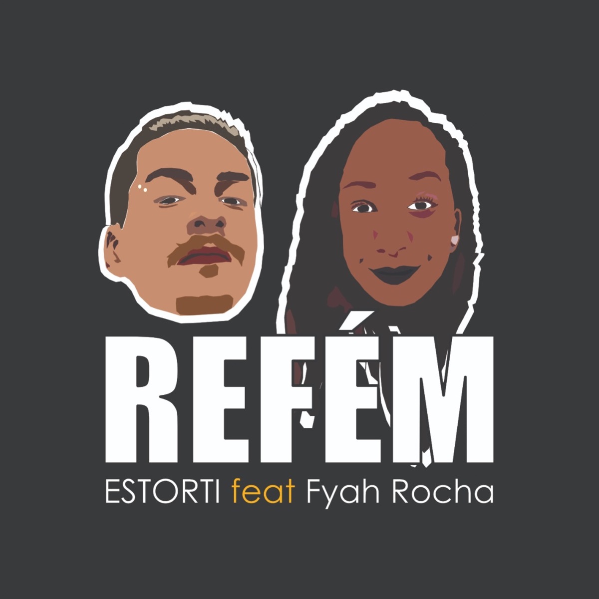 Refém (feat. Fyah Rocha) - Single by ESTORTI album cover